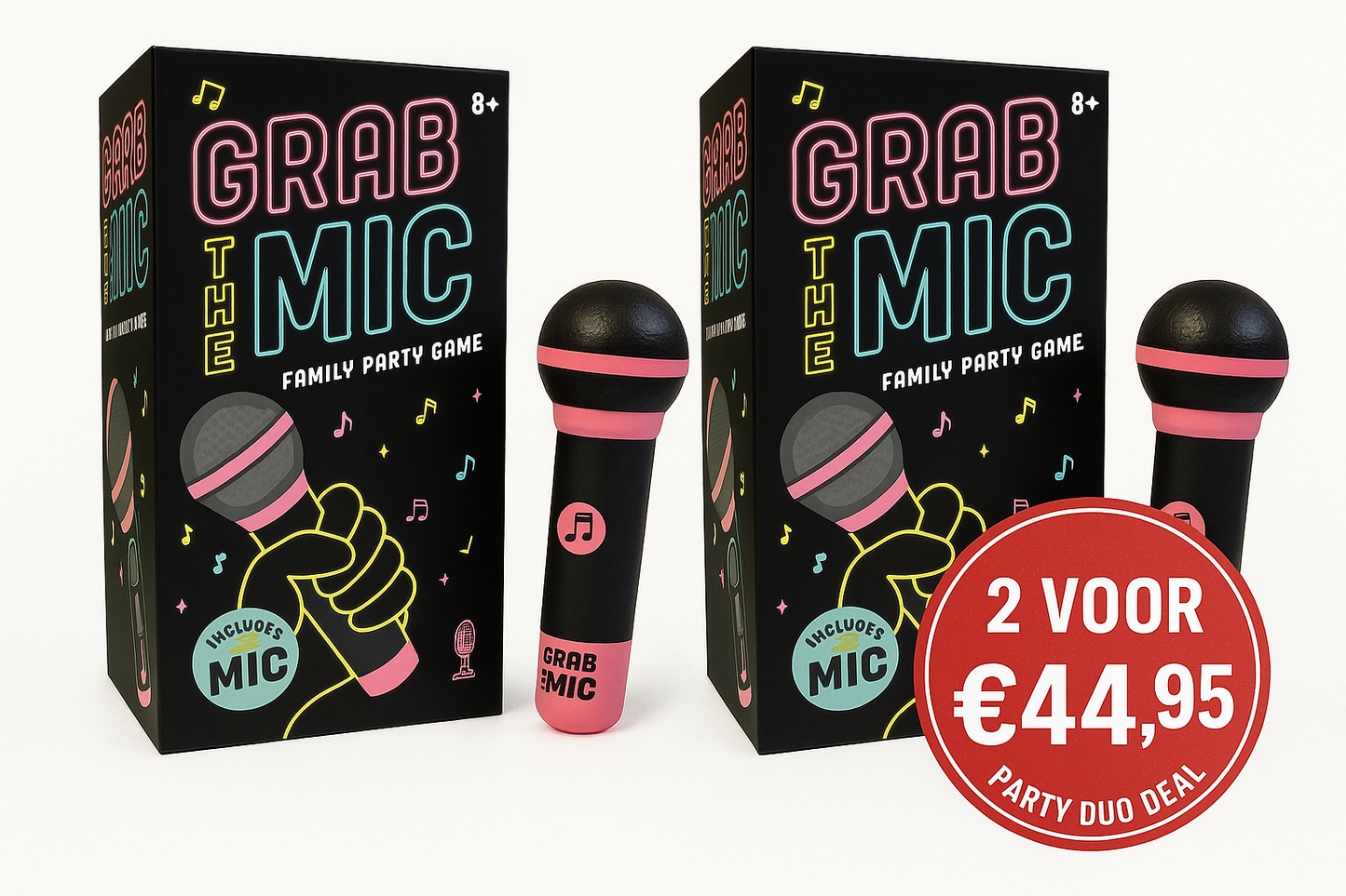 Grab The Mic – Het Ultieme Karaoke Partyspel voor de Feestdagen!