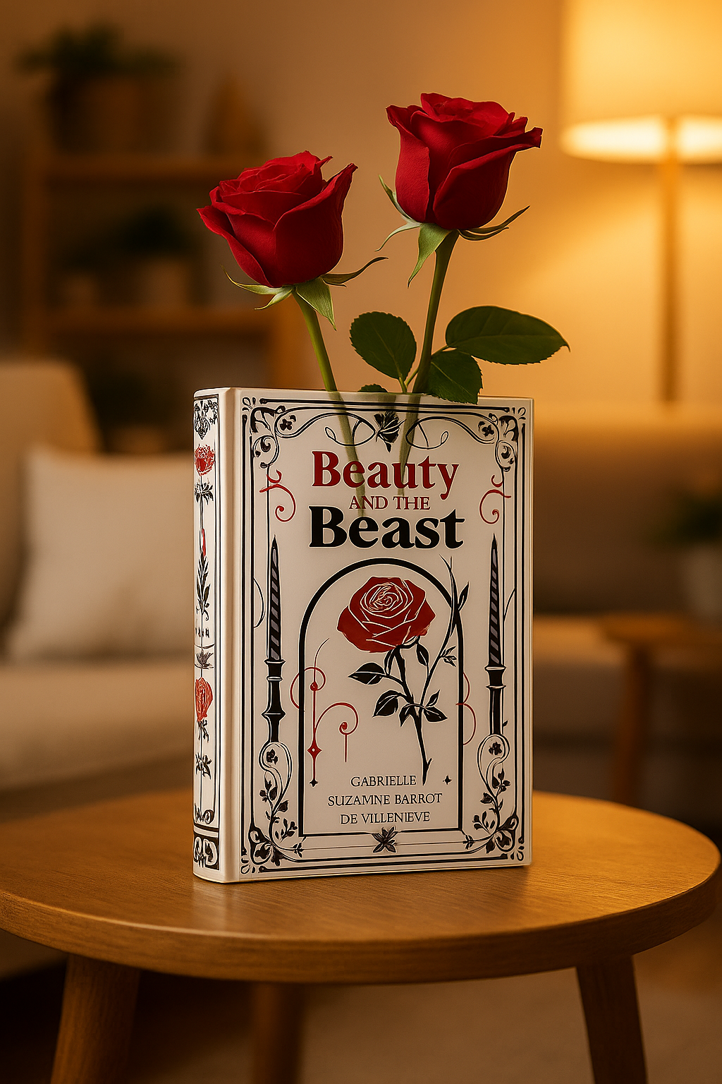 Enchanted Bloom Book Vase™ – Acryl Luxe Boekenvaas