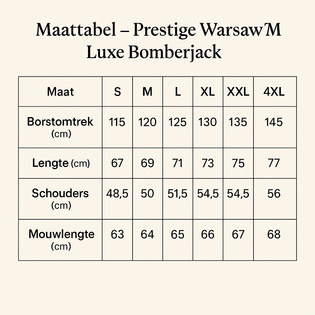 Prestige Warsaw™ Luxe Bomberjack