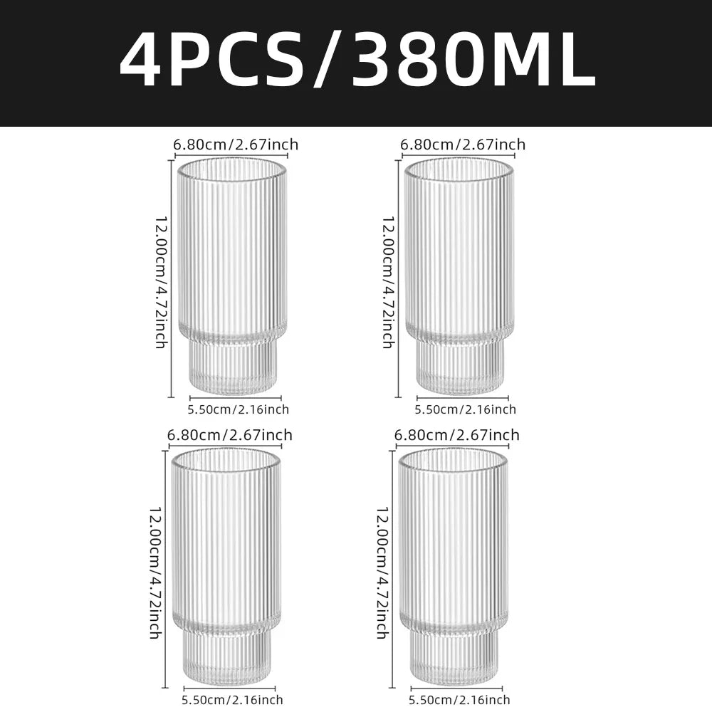 Aurelia Ribbed™ Glass Set