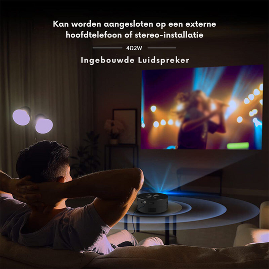 CinemaGlow™ 4K Mini Beamer