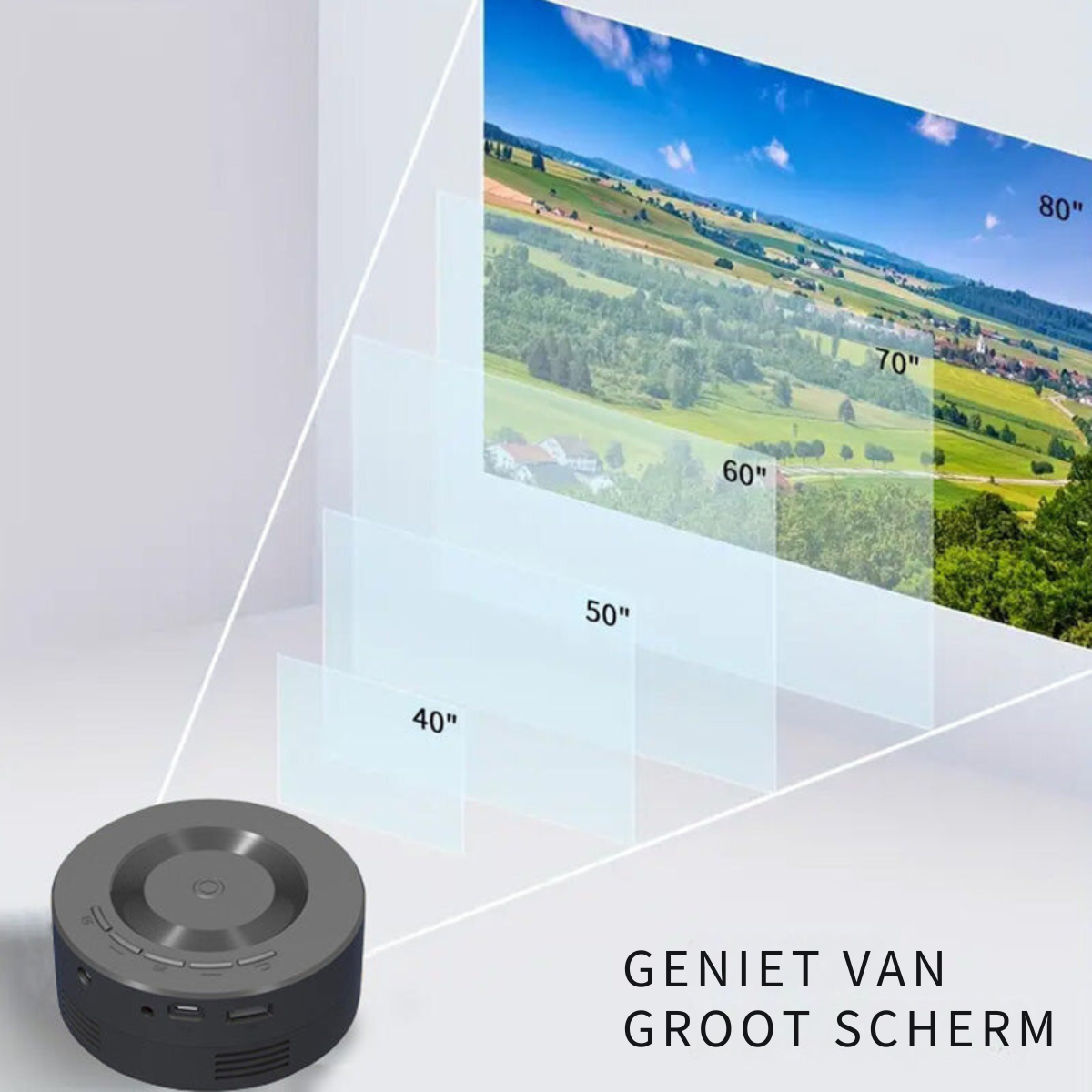 CinemaGlow™ 4K Mini Beamer