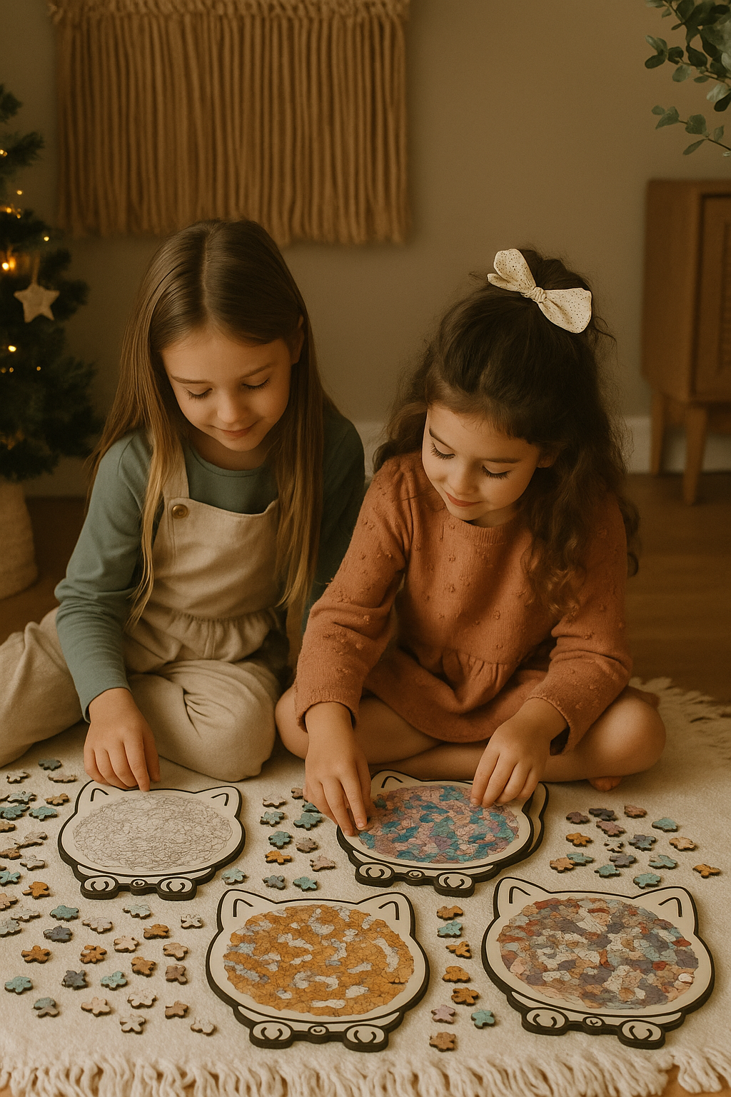 Imperial Cat Art™ – Luxe Houten Dierenpuzzel