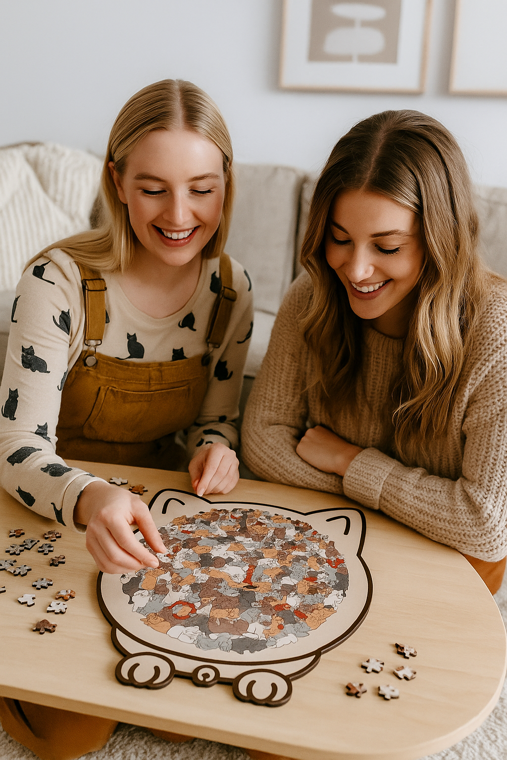 Imperial Cat Art™ – Luxe Houten Dierenpuzzel