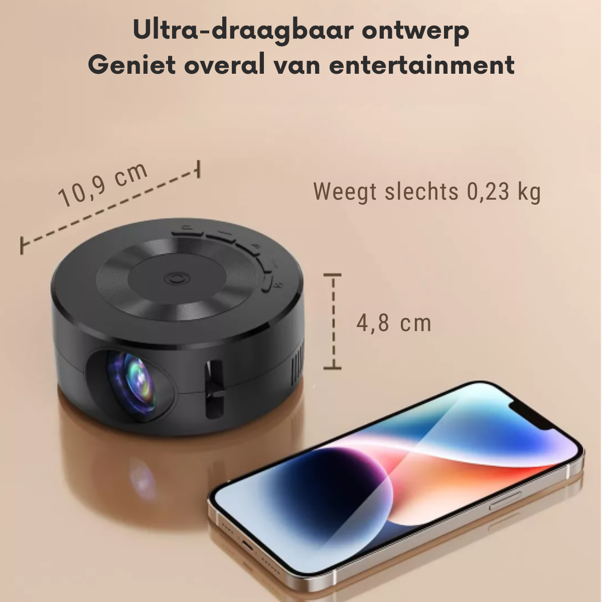 CinemaGlow™ 4K Mini Beamer