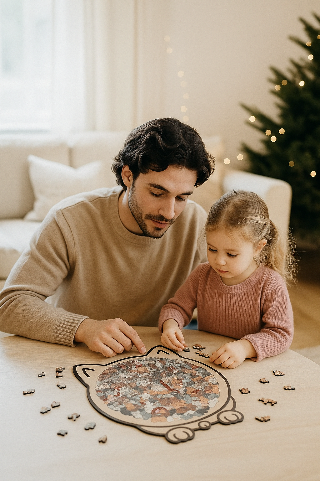 Imperial Cat Art™ – Luxe Houten Dierenpuzzel