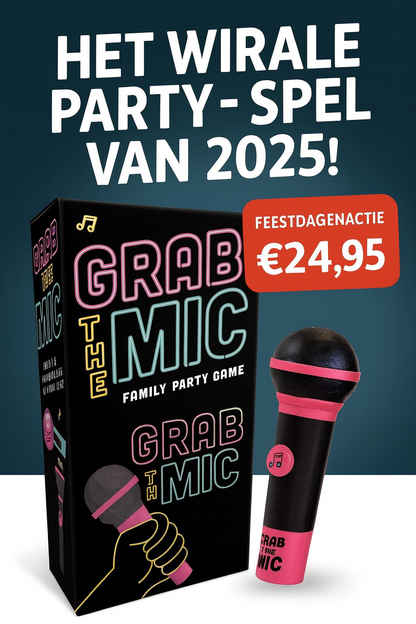 Grab The Mic – Het Ultieme Karaoke Partyspel voor de Feestdagen!