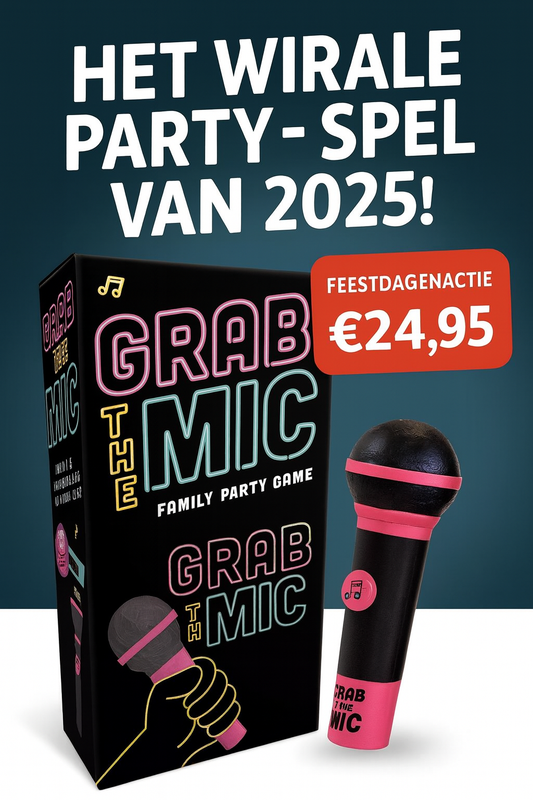 Grab The Mic – Het Ultieme Karaoke Partyspel voor de Feestdagen!