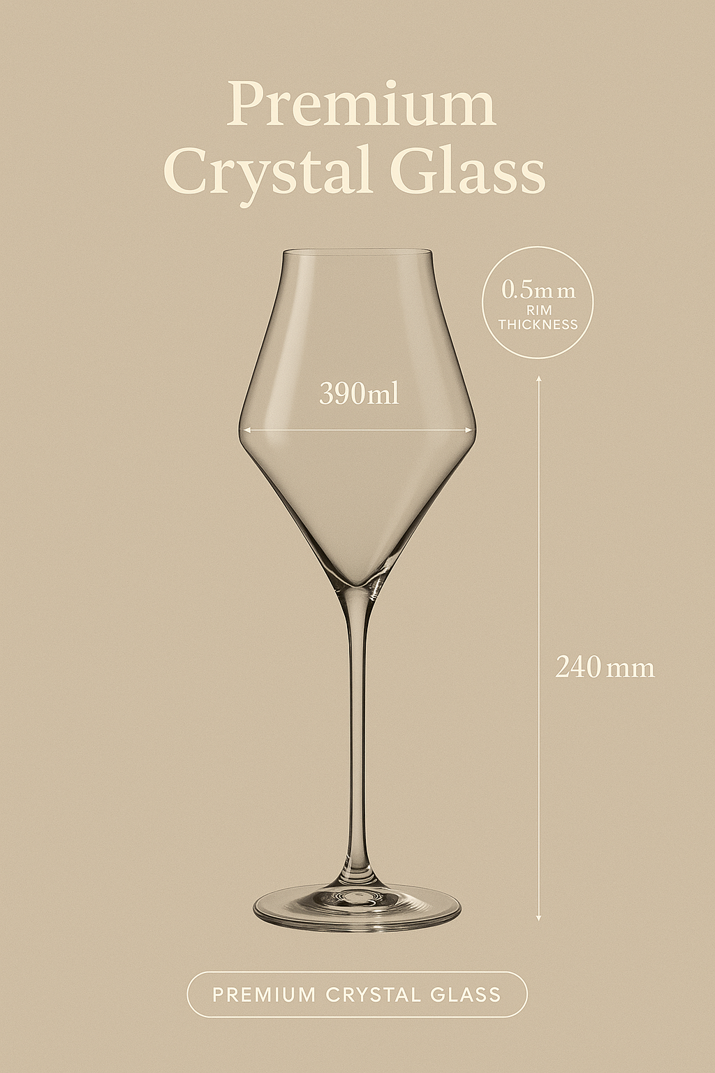 Berlin Elegance™ – Luxe Kristallen Designglas