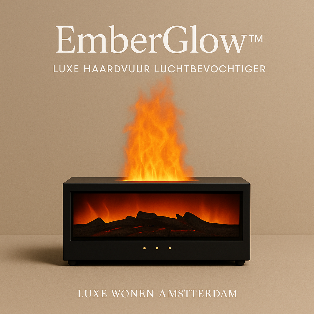 EmberGlow™ – Luxe Haardvuur Luchtbevochtiger