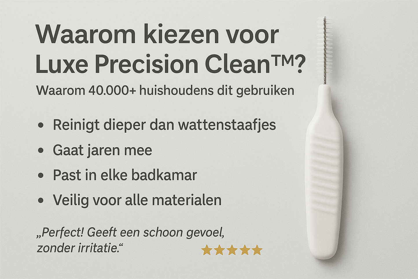 Luxe Precision Clean™ Reinigingsset