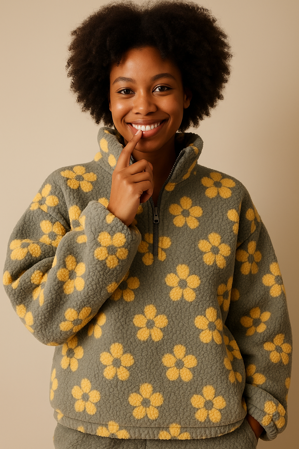 Daisy Bloom™ Cosy Fleece Hoodie