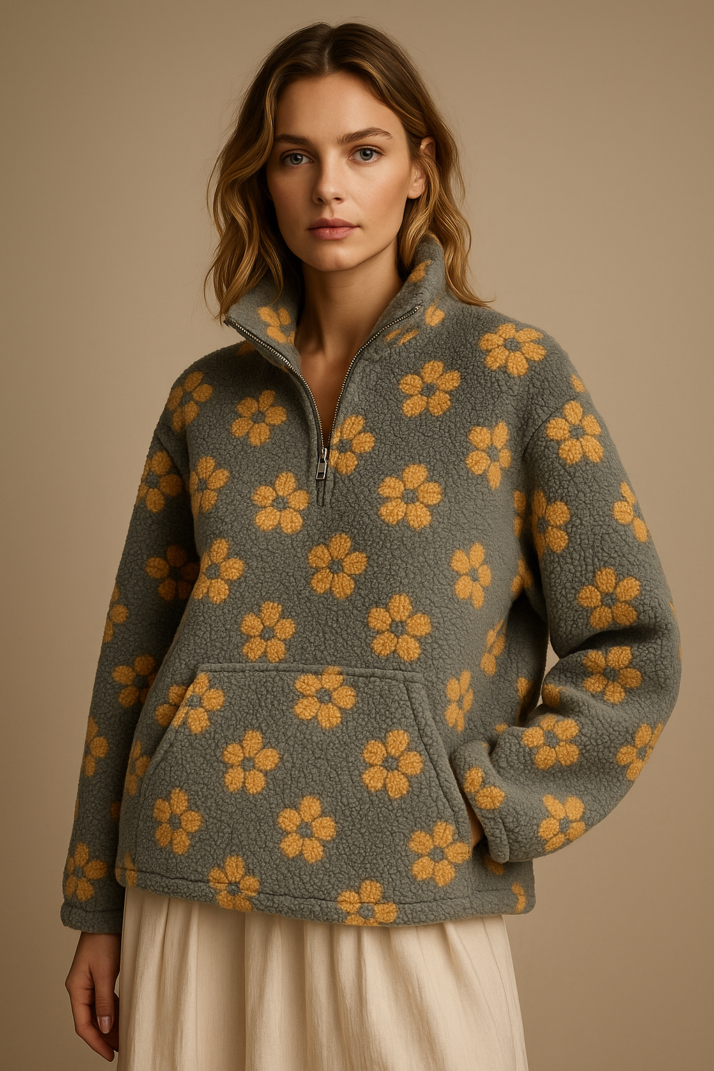 Daisy Bloom™ Cosy Fleece Hoodie