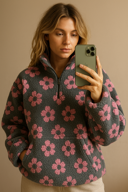 Daisy Bloom™ Cosy Fleece Hoodie