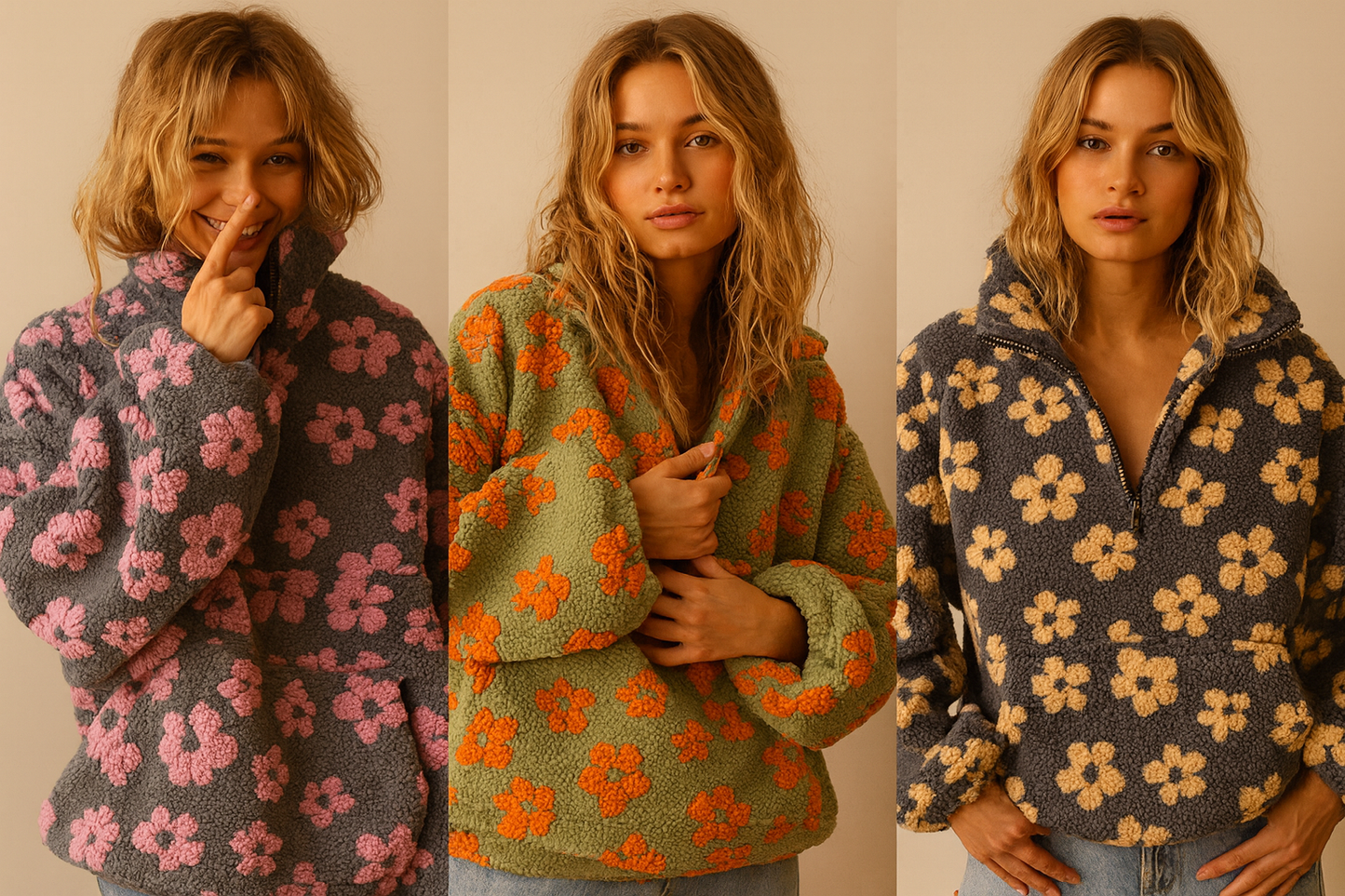 Daisy Bloom™ Cosy Fleece Hoodie