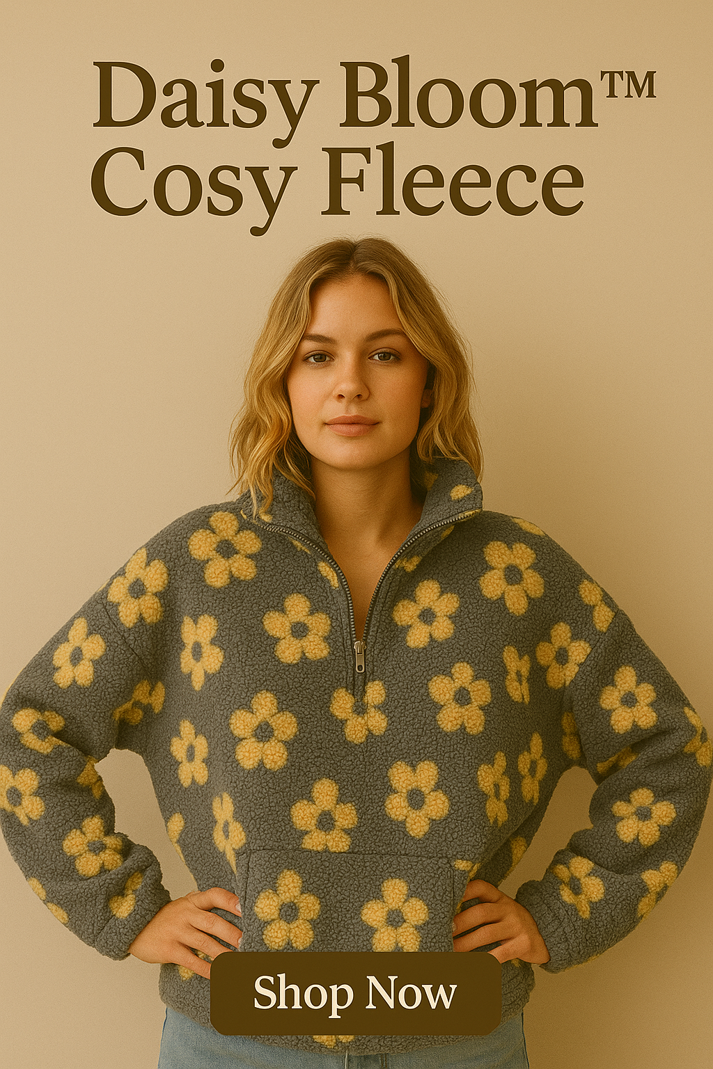 Daisy Bloom™ Cosy Fleece Hoodie
