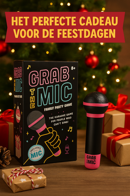 Grab The Mic – Het Ultieme Karaoke Partyspel voor de Feestdagen!