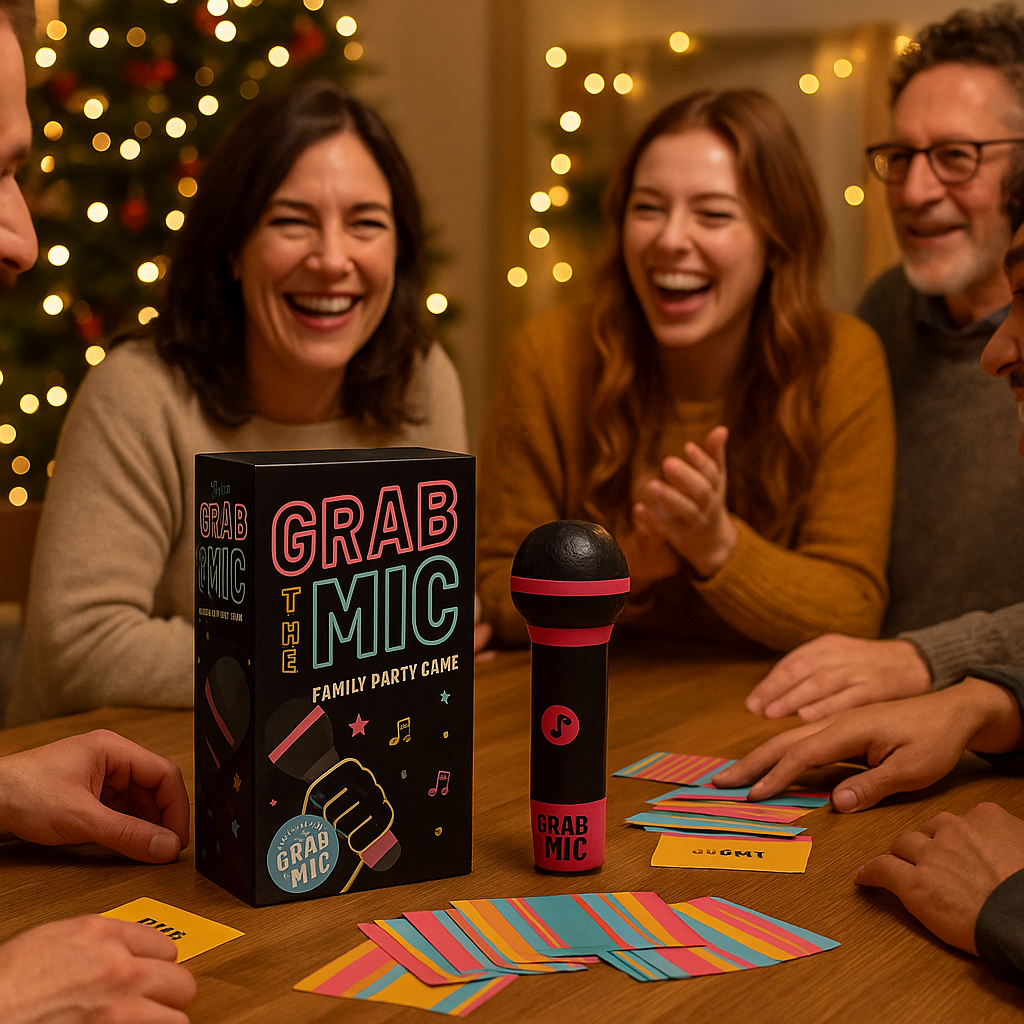 Grab The Mic – Het Ultieme Karaoke Partyspel voor de Feestdagen!