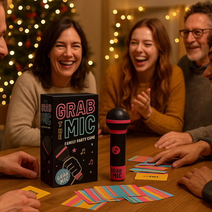 Grab The Mic – Het Ultieme Karaoke Partyspel voor de Feestdagen!