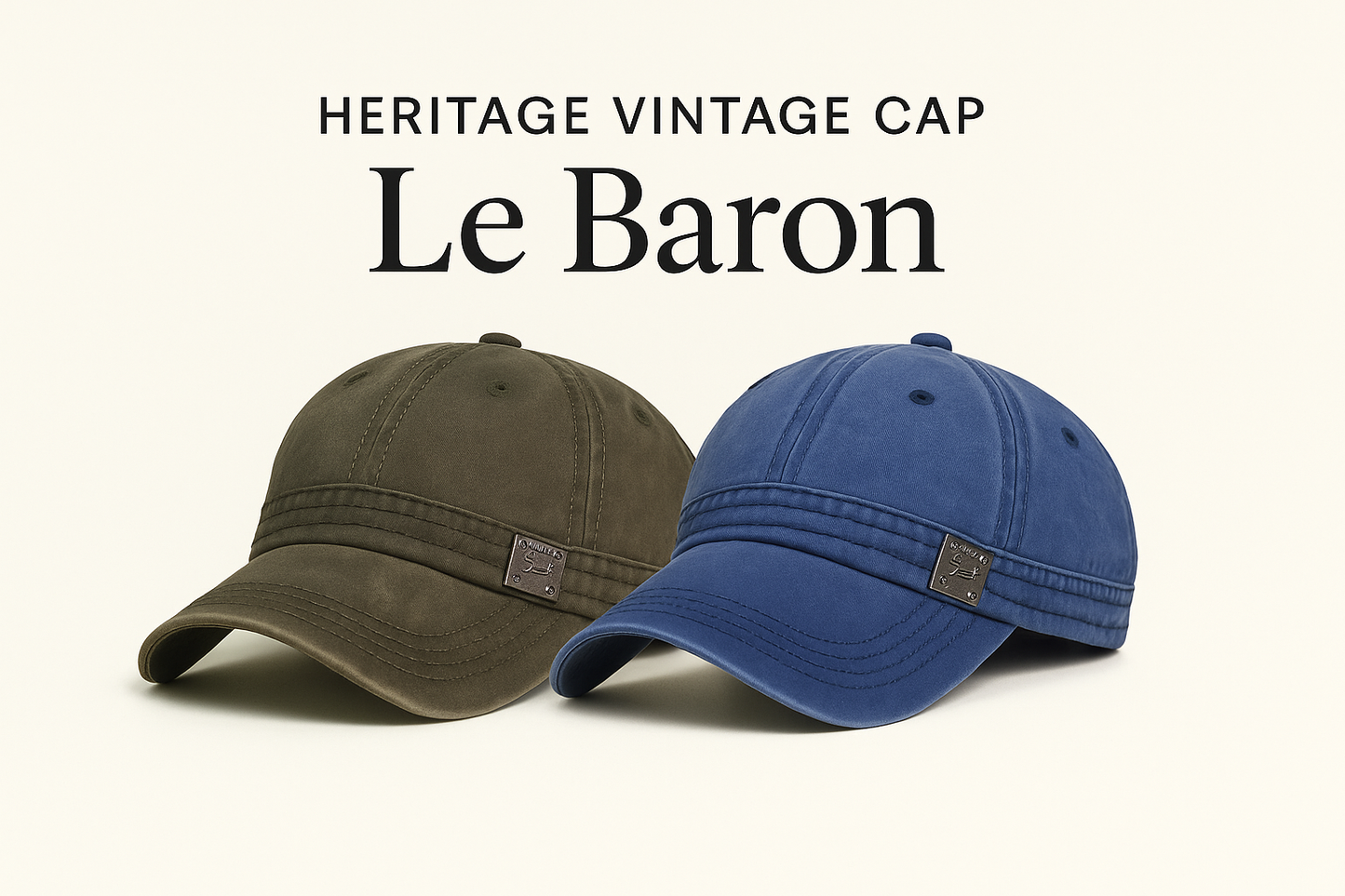 Heritage Vintage Cap “Le Baron”