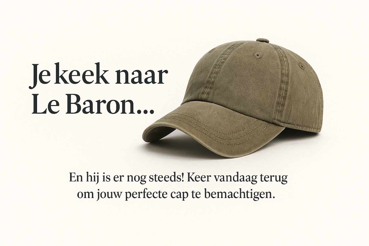 Heritage Vintage Cap “Le Baron”