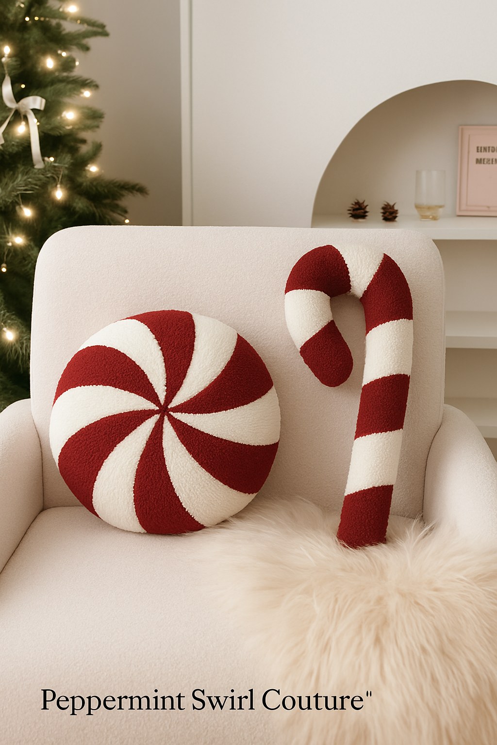 Peppermint Noël Couture™ Kerstkussens