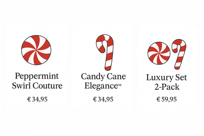 Peppermint Noël Couture™ Kerstkussens