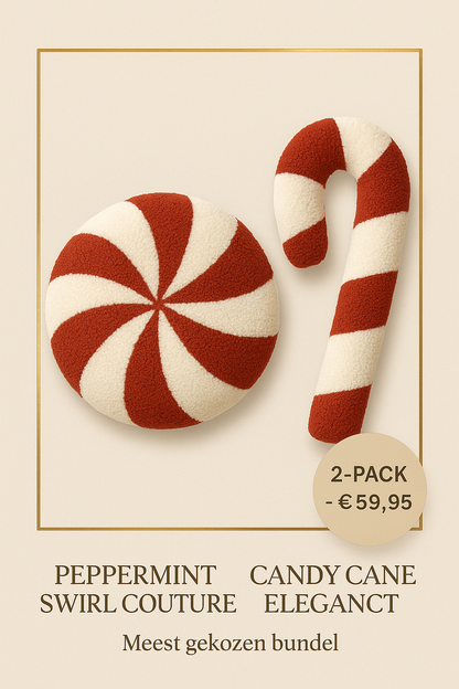 Peppermint Noël Couture™ Kerstkussens