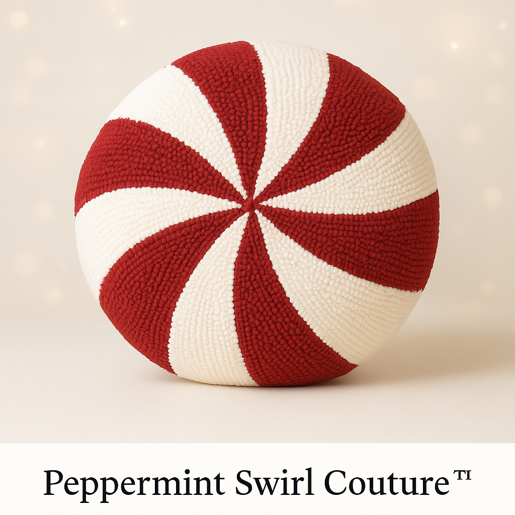 Peppermint Noël Couture™ Kerstkussens