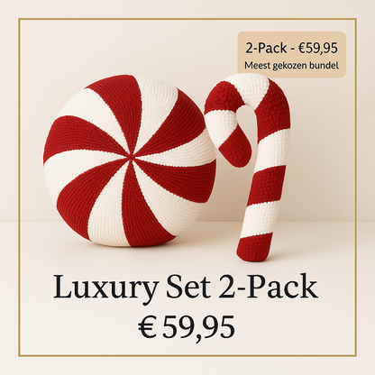 Peppermint Noël Couture™ Kerstkussens