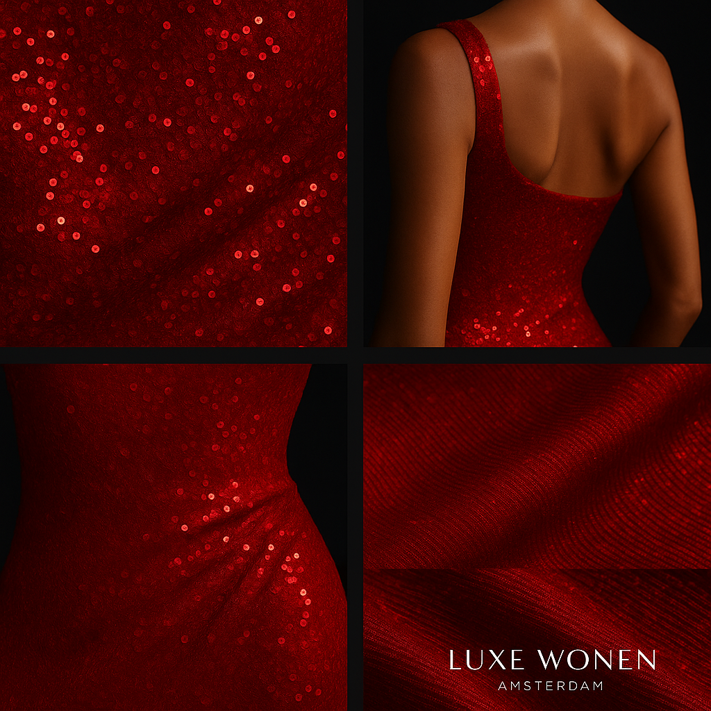 Eleni Lumière™ – Luxe Pailletten Gala Maxi Jurk