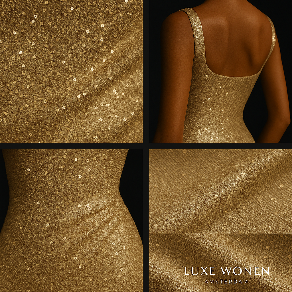 Eleni Lumière™ – Luxe Pailletten Gala Maxi Jurk