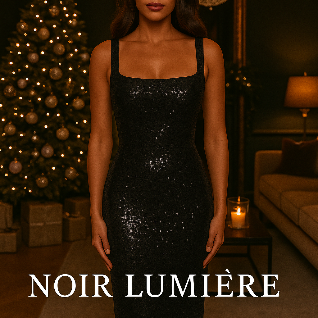 Eleni Lumière™ – Luxe Pailletten Gala Maxi Jurk