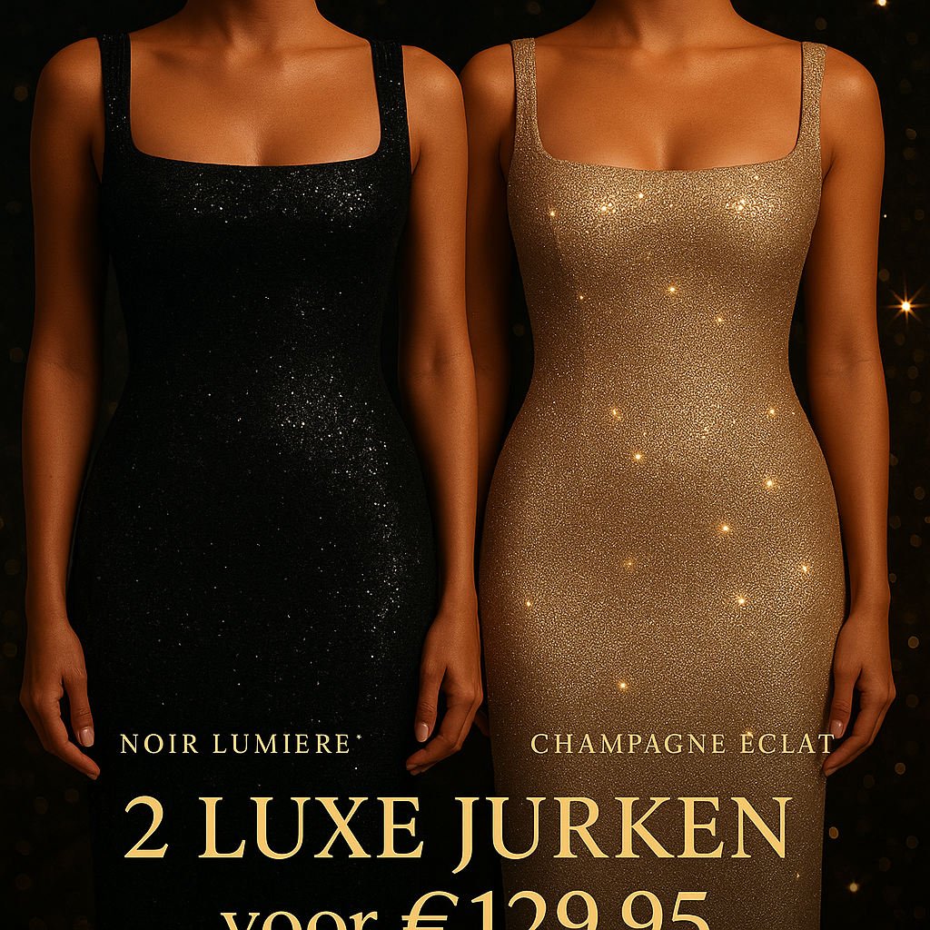 Eleni Lumière™ – Luxe Pailletten Gala Maxi Jurk