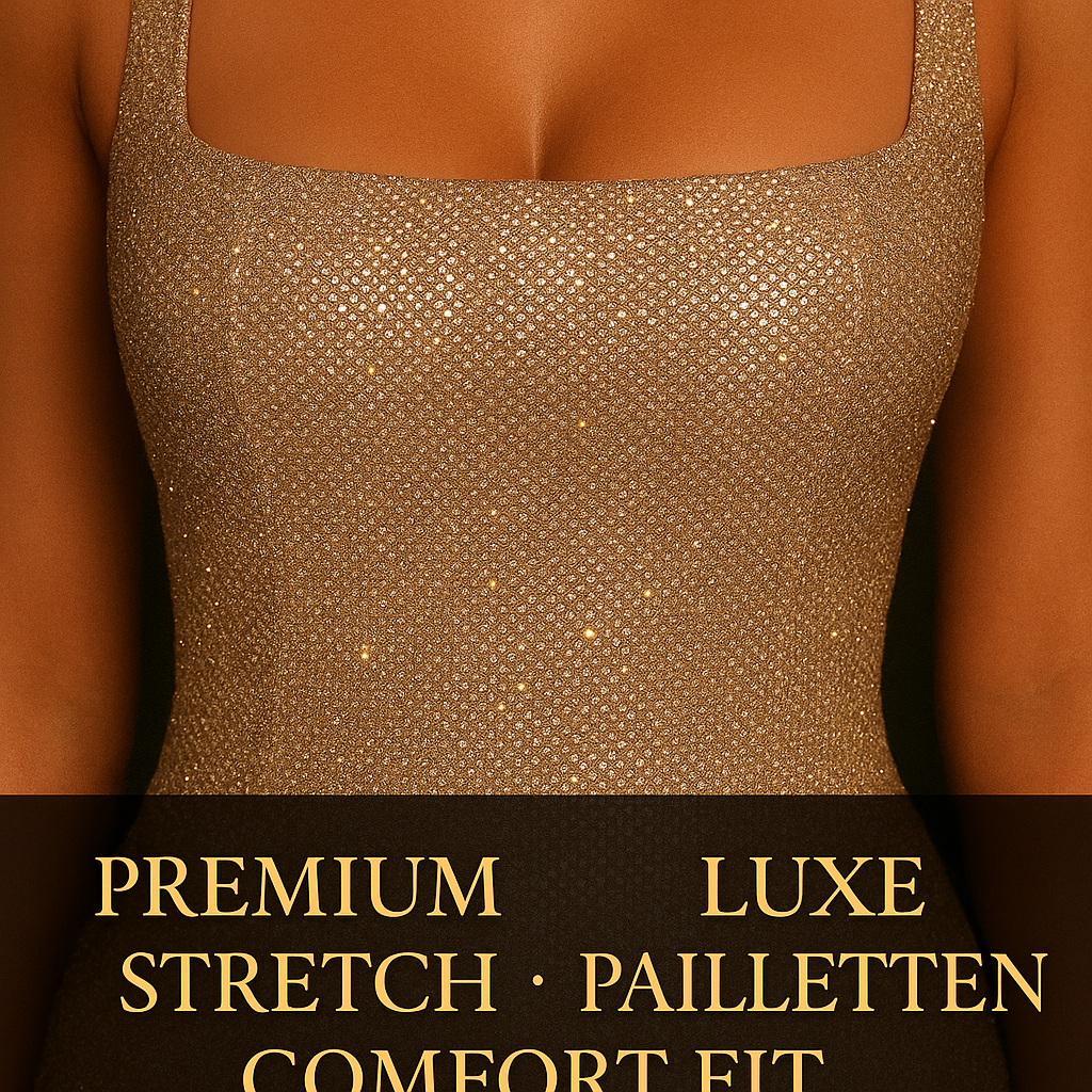 Eleni Lumière™ – Luxe Pailletten Gala Maxi Jurk