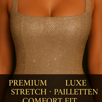 Eleni Lumière™ – Luxe Pailletten Gala Maxi Jurk