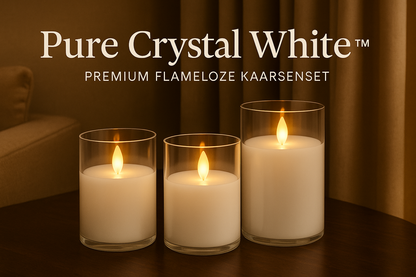 Luxe Lumen™ Premium Flameloze Kaarsenset