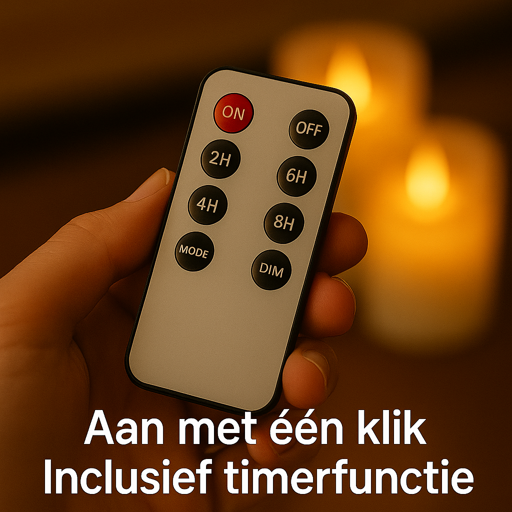 Luxe Lumen™ Premium Flameloze Kaarsenset