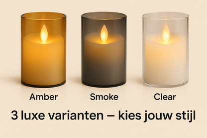 Luxe Lumen™ Premium Flameloze Kaarsenset