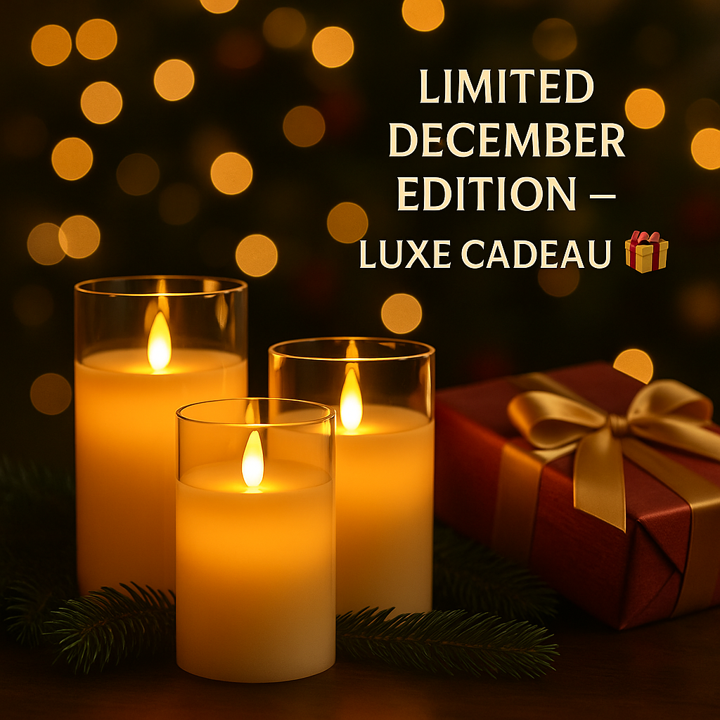 Luxe Lumen™ Premium Flameloze Kaarsenset