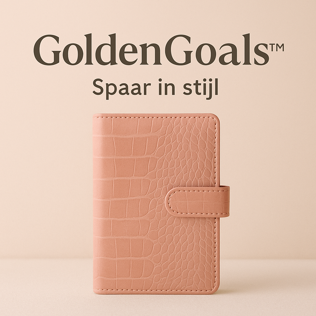 GoldenGoals™ – Luxe 100-Enveloppen Spaarchallenge Map