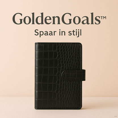 GoldenGoals™ – Luxe 100-Enveloppen Spaarchallenge Map