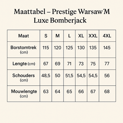 Prestige Warsaw™ Luxe Bomberjack