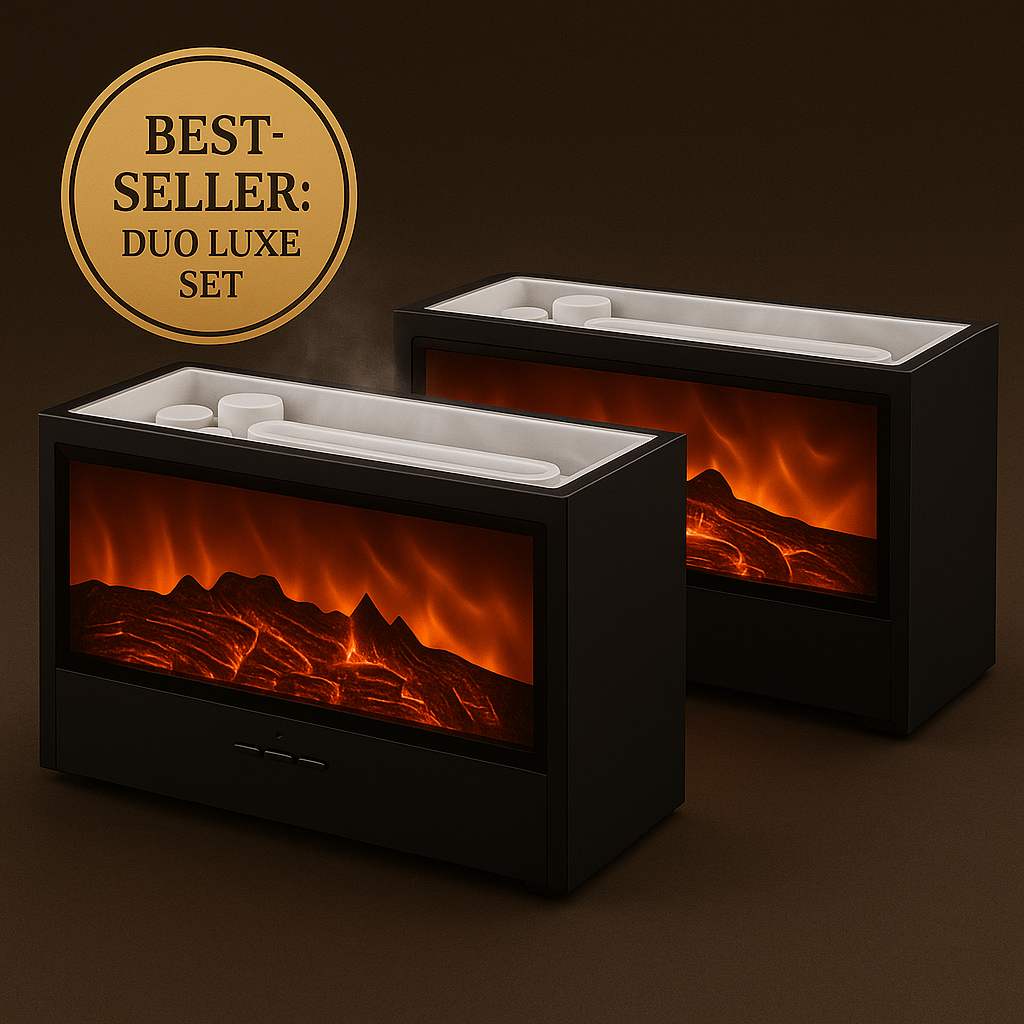 EmberGlow™ – Luxe Haardvuur Luchtbevochtiger