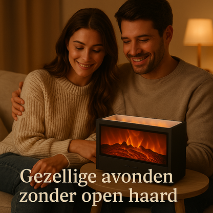 EmberGlow™ – Luxe Haardvuur Luchtbevochtiger
