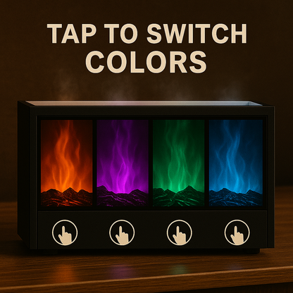 EmberGlow™ – Luxe Haardvuur Luchtbevochtiger