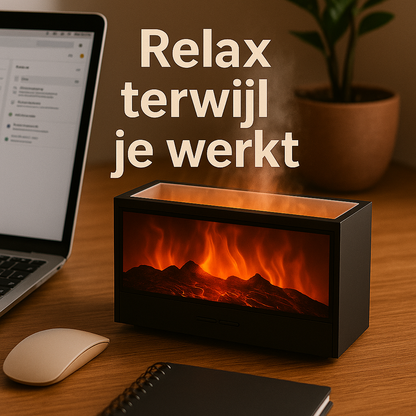 EmberGlow™ – Luxe Haardvuur Luchtbevochtiger