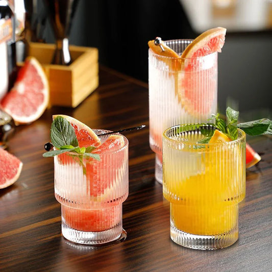 Aurelia Ribbed™ Glass Set